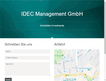 Tablet Screenshot of idec-mg.com